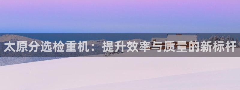 盈顺棋牌娱乐室电话地址：太原分选检重机：提升效率与质量的新标