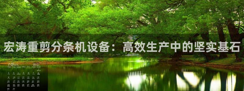 清远顺盈娱乐公司电话：宏涛重剪分条机设备：高效生产中的坚实基
