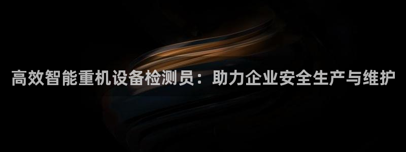 顺盈娱乐下载最新版：高效智能重机设备检测员：助力企业安全生产